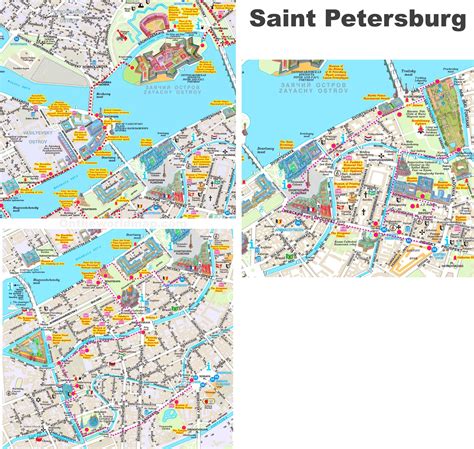 St.petersburg tickets routes & schedule faq. Saint Petersburg city center map