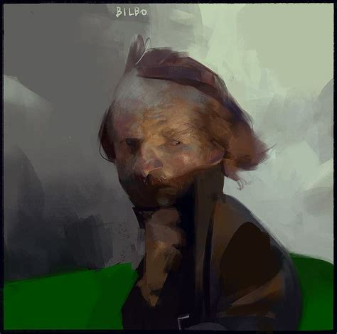 Bilbo Baggins By Sergey Kolesov Painting Illustration Concept Art