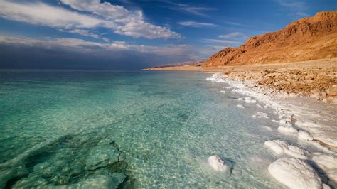 Desert Landscape Sea Dead Sea Wallpapers Hd Desktop And Mobile