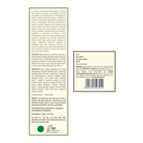 country of origin india a unique ayurveda based pre wash hair mask enriched with botanical