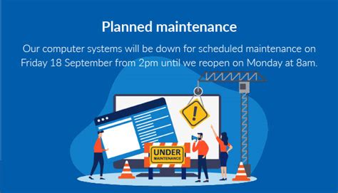 Planned Maintenance On Friday 18 At 2pm