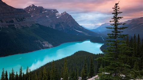 Lake Sunrise Nature Hd 4k 5k 8k Canada Hd Wallpaper