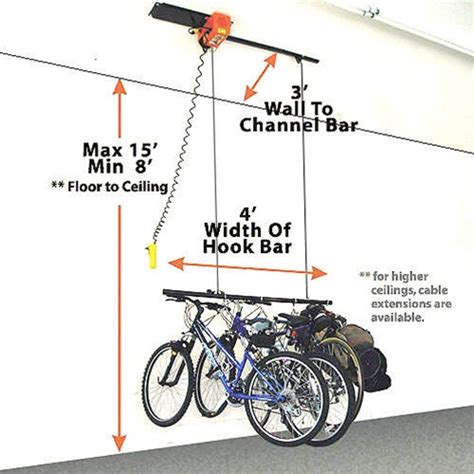 Bicycle Lifts For Garage Hoist A Bike Electric Motocross Dirt Bike