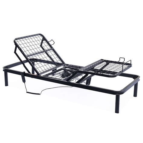 Twin Xl Metal Adjustable Bed Frame With Remote