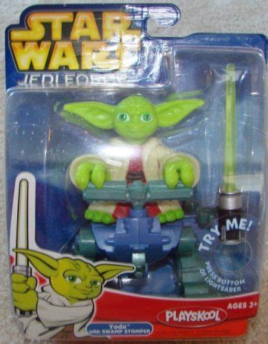Star Wars Jedi Force Playskool Yoda With Swamp Stomper By Hasbro 20