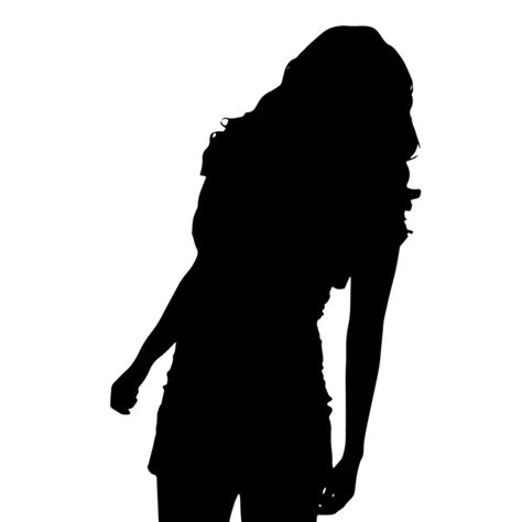 Black Woman Silhouette Stock Vector By ©majivecka 80728236