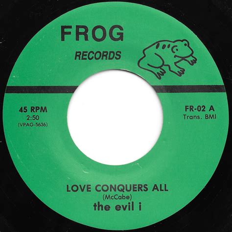 The Evil I Love Conquers All Vinyl Discogs