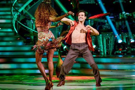 Strictlys Danny Mac Gets 40 After Baring Chest In Jungle Samba