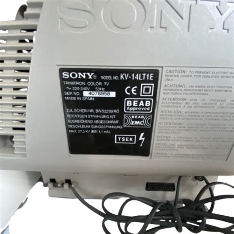 Sony Trinitron Tv 14 Retro So It Is