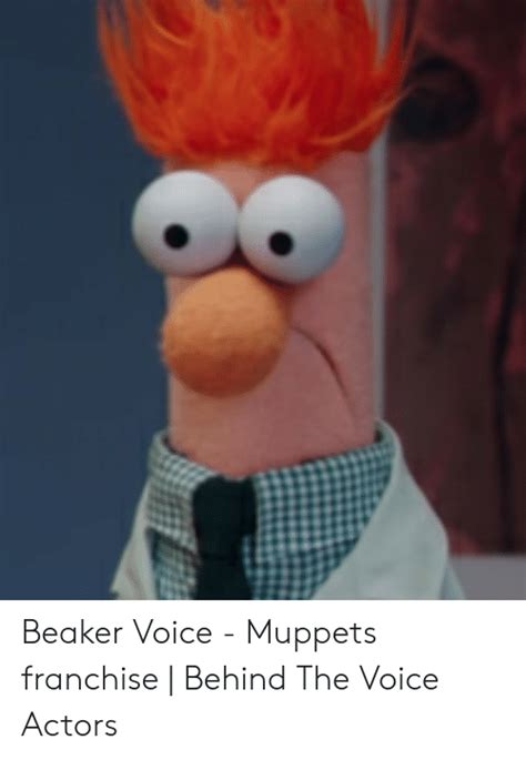 Beaker Voice Muppets Franchise Behind The Voice Actors The Muppets Meme On Meme