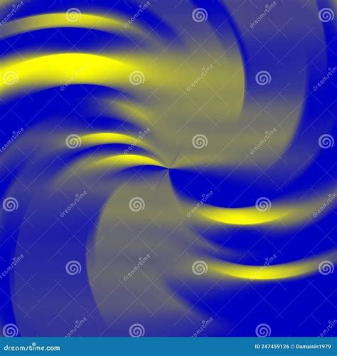 Yellow Blue Waves Lines Bright Lights Forms Abstract Texture