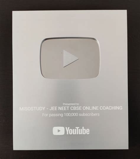 Misostudy Crossed 100k Subscribers On Youtube Received Silver Creator