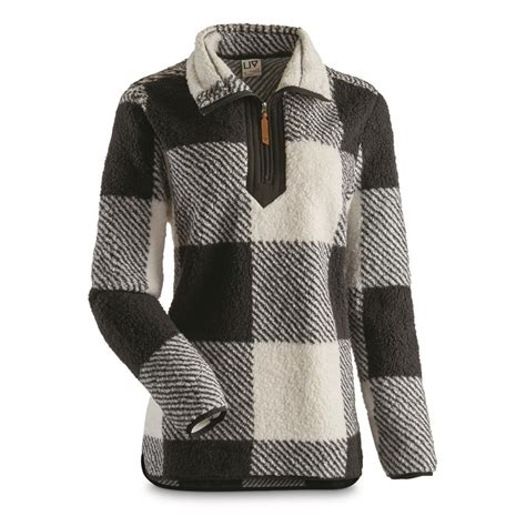 Liv Outdoor Womens Noella Sherpa Pullover Sweater 719097 Shirts