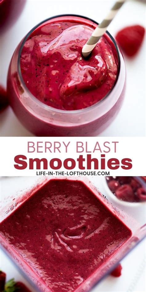 Berry Blast Smoothies Life In The Lofthouse