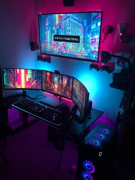 My Office Has Rgb Pc Computers Gaming Computer Gaming Room