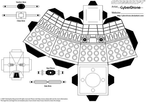 Cubee Dalek Blank By Cyberdrone On Deviantart