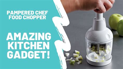 Pampered Chef Food Chopper Best Kitchen Gadget Chop An Onion With