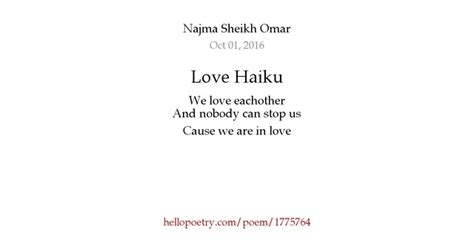 Love Haiku By Lovelylittlepoet Hello Poetry