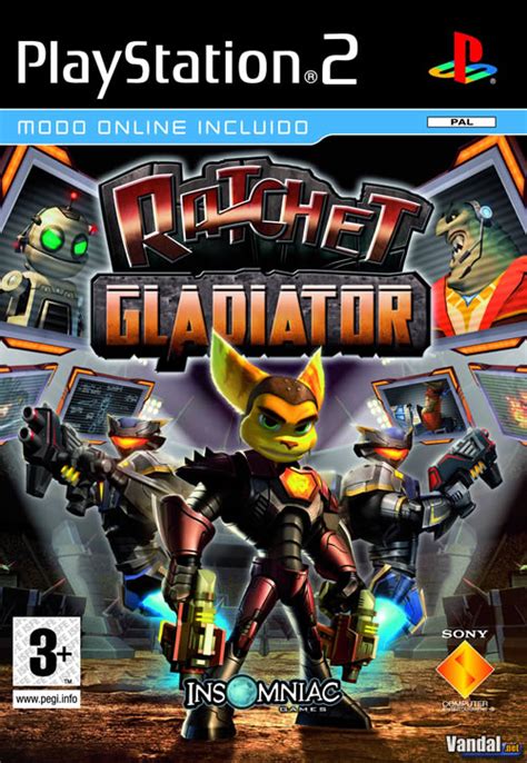 Es una de las primeras franquicias de juegos que se diseñó para la ps2. Ratchet: Gladiator - Videojuego (PS2) - Vandal