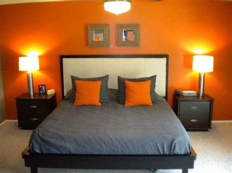 Stunning Orange Bedroom Decorating Ideas For Modern House 32 Orange