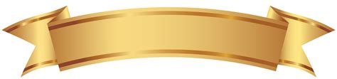 Free Golden decorative banner 1197192 PNG with Transparent Background
