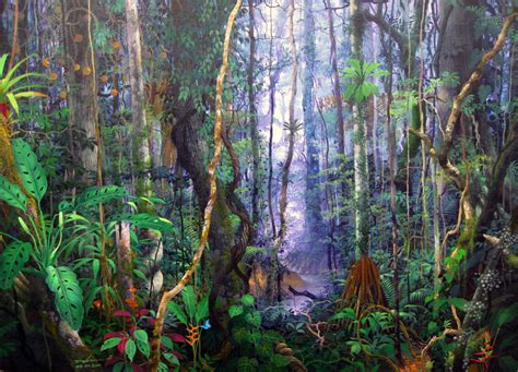 Anderson Debernardi Arte Visionária Pintura De Floresta Arte Selva
