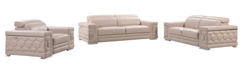 Buy Global United 692 Sofa Loveseat And Chair Set 3 Pcs In Beige