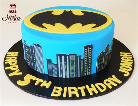 Batman Themed Birthday Cake Single Tier Cake Cake Tiered Cakes