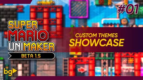 Super Mario Unimaker Custom Themes Showcase 1 Youtube