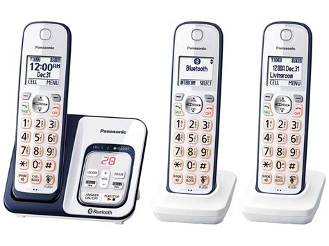 Buy Panasonic Link2cell Bluetooth Cordless Phone With Voice Assist And