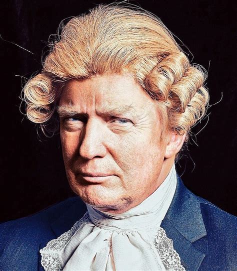 George Washington With His Wig On 1776 Colorized Rfakehistoryporn