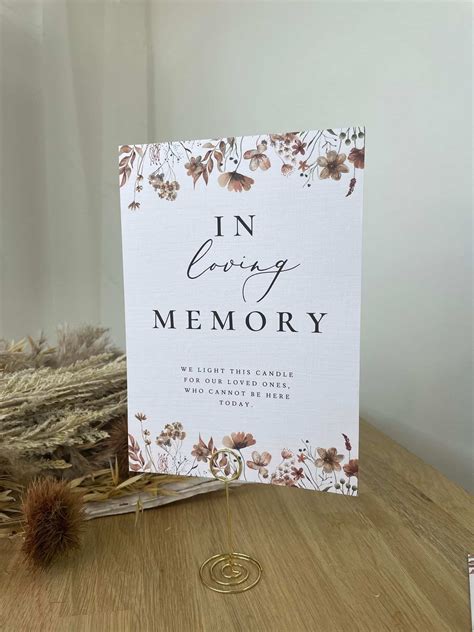 Flourish Collection - In Loving Memory Print - Mally's Crafts