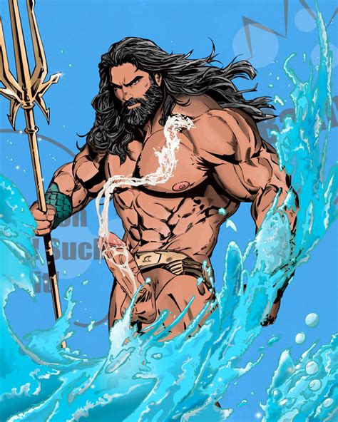 Rule 34 Abs Aquaman Bara Cum Cumshot Long Hair Muscular Male Pecs Penis Spaceguybob Squirt