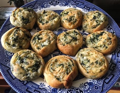 Homemade Spinach Cheese Puff Pastry Roll Ups R Food