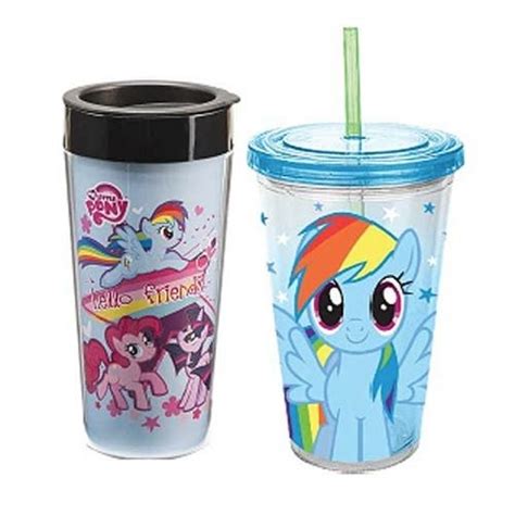 My Little Pony Friendship Is Magic Hot And Cold Travel Cup Set My