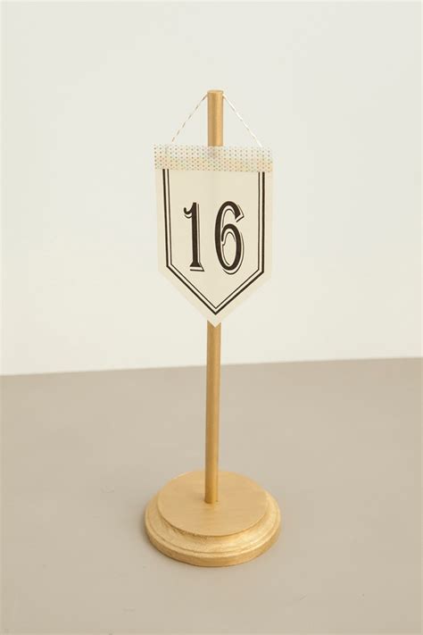 Look At These Unique Diy Table Number Stands