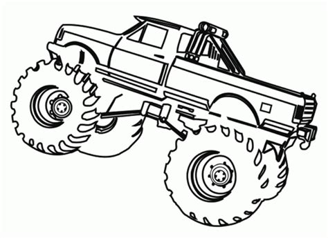 Free Printable Monster Truck Coloring Pages Everfreecoloring Com