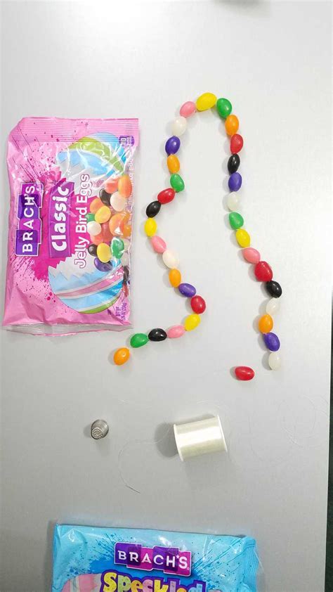 Jelly Bean Garland Crafting With Food For Easter