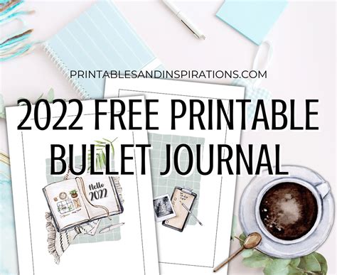 Free 2022 Bullet Journal Setup Printable Printables And Inspirations