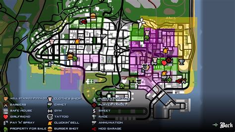 Gta San Andreas 2 Player Locations Map Fasrafrican