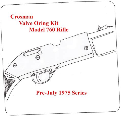 Bp Crosman 760 Air Rifle Pre July 1975 Series Tune Up Valve