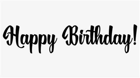 Design Png Birthday Happy Font Birthday Cutecrafting Happy Birthday