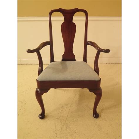 Rated 4.5 out of 5 stars. 1970s Kittinger Queen Anne Mahogany Dining Room Chairs ...