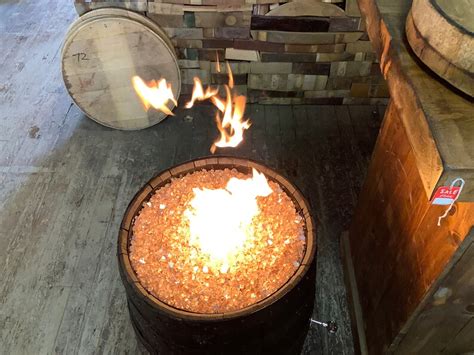 Wine Barrel Fire Pit Whiskey Bourbon Propane Tank Gas Etsy