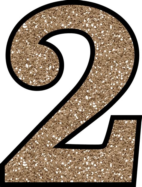 Free Glitter Numbers 0 9 To Download And Print