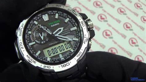 10 bar means water resistance to 10 atmospheres. Casio - Pro Trek PRW-6000-1ER - YouTube