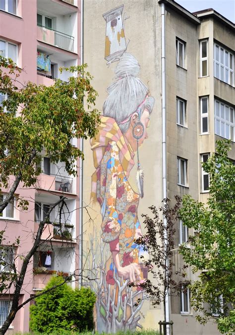 Street Art Murale W Łodzi