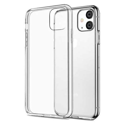 Hoes Voor Iphone 11 Hoesje Siliconen Case Back Cover Hoes Transparant