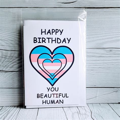 Personalised Transgender Happy Birthday You Beautiful Etsy