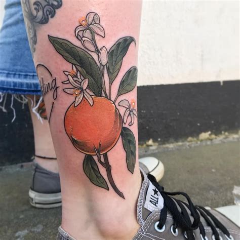 Update More Than 60 Orange Branch Tattoo Best Incdgdbentre
